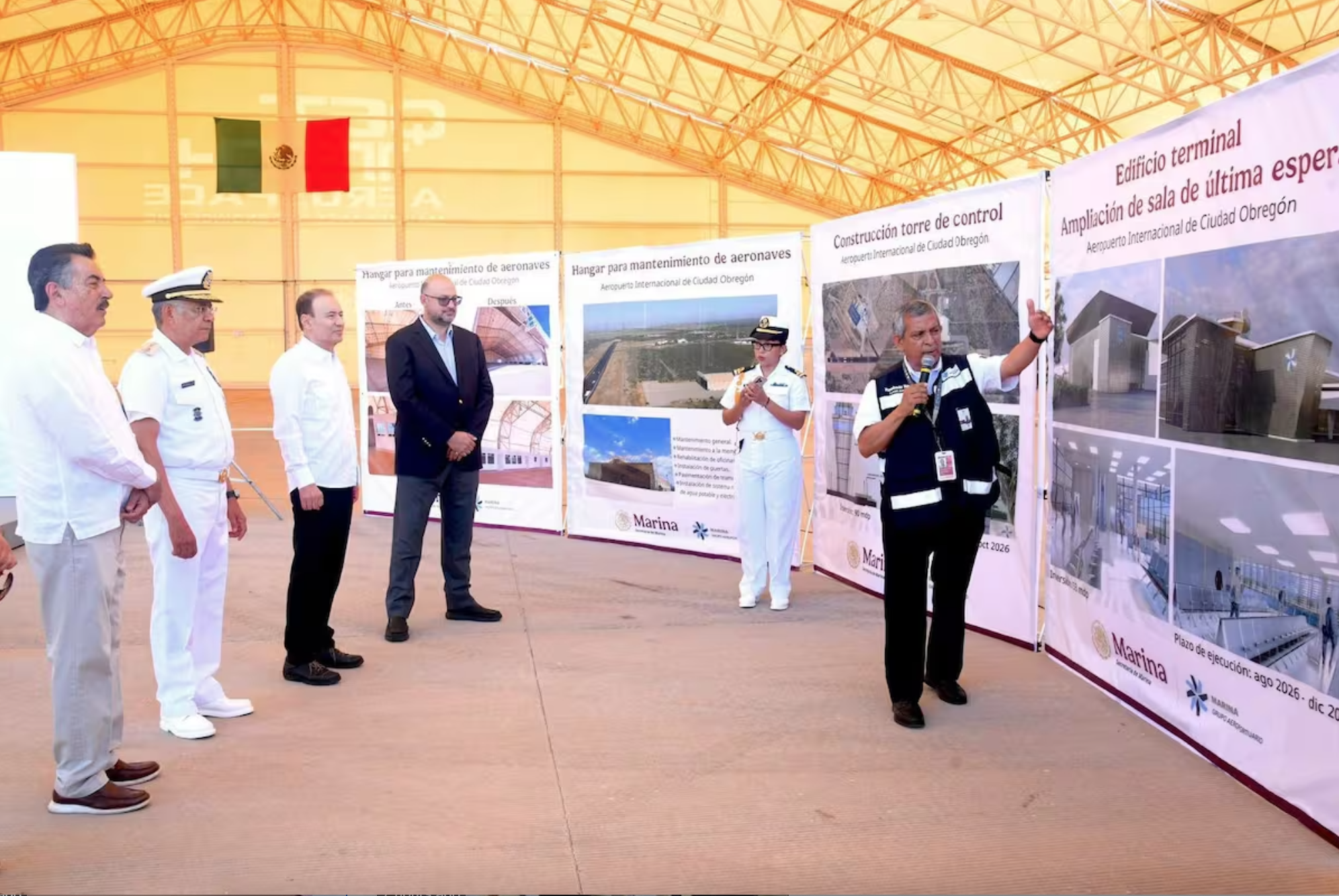 Gobierno de Sonora y Marina modernizan aeropuertos de Ciudad Obregón y Guaymas. Foto : el imparcial