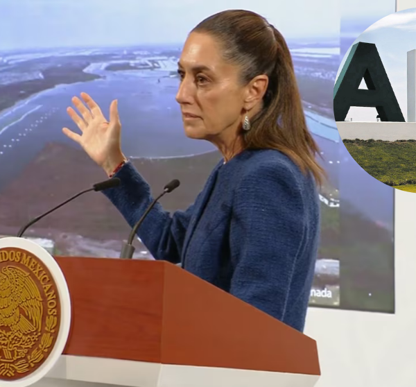 La presidenta Claudia Sheinbaum afirmó que el traslado de operaciones de carga del AICM al AIFA fue una decisión basada en criterios técnicos y en ejercicio de la soberanía nacional. Foto: Nación 321 / Ovaciones
