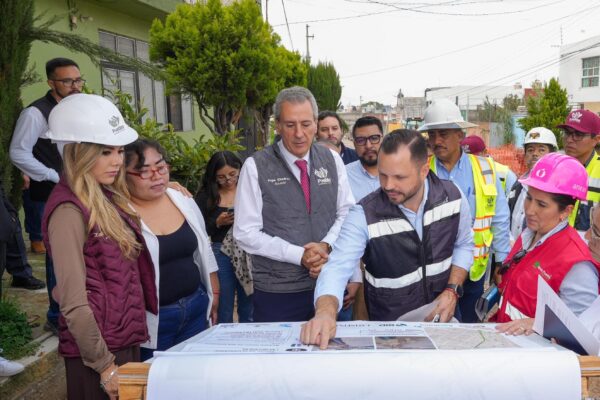 Supervisa Pepe Chedraui rehabilitación vial en Aquiles Serdán