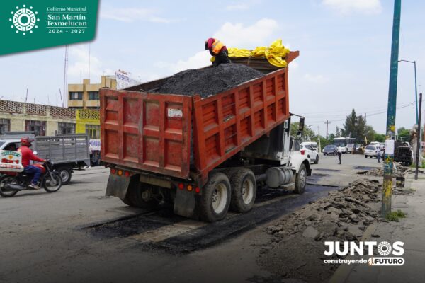 El Gobierno Municipal que encabeza Juan Manuel Alonso avanza en los trabajos de bacheo en diversas calles de San Martín Texmelucan, con el objetivo de mejorar la movilidad, la seguridad vial y la imagen urbana.