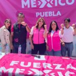 Maiella Gómez Maldonado, presidenta estatal de Fuerza por México, encabezó la toma de protesta de los comités auxiliares en San Francisco Totimehuacán y La Resurrección, con lo que el partido fortalece su estructura territorial en la capital poblana.