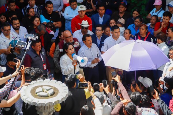La presidenta municipal de San Pedro Cholula reitera su política de diálogo abierto y soluciones inmediatas.