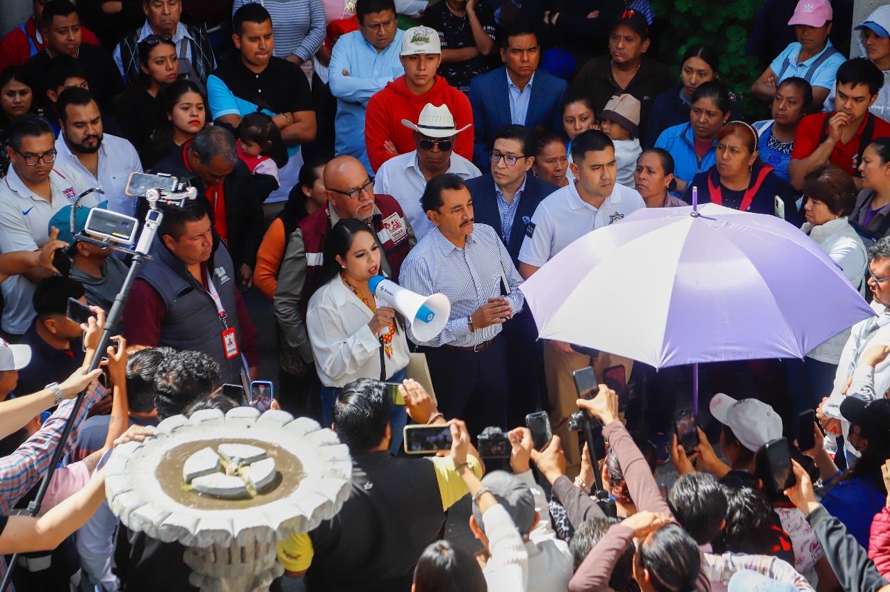 La presidenta municipal de San Pedro Cholula reitera su política de diálogo abierto y soluciones inmediatas.