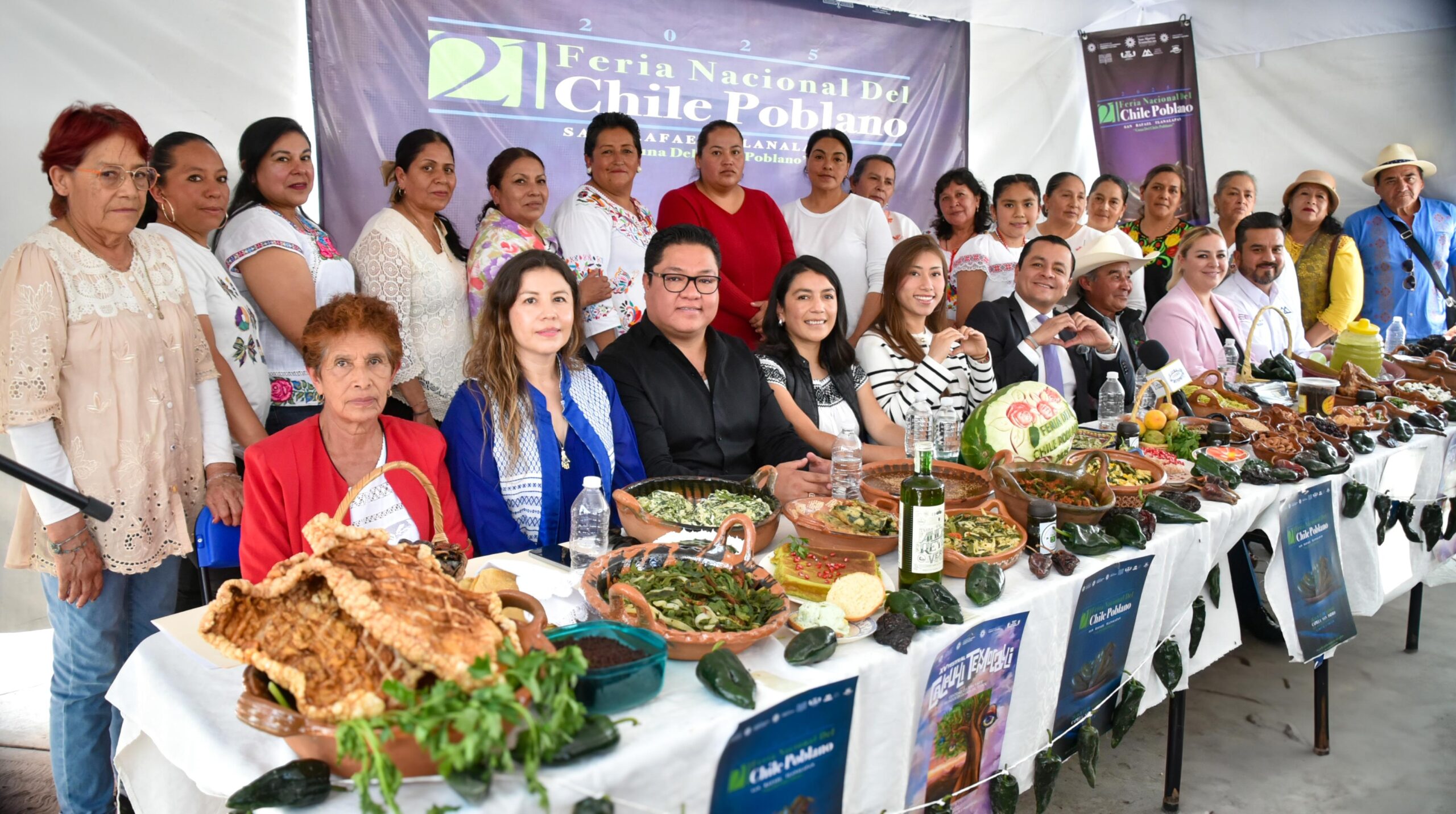 Tlanalapan para la celebración de la 21ª edición de la Feria Nacional del Chile Poblano