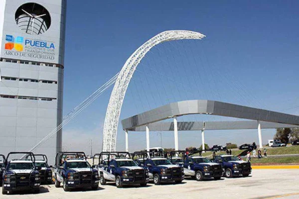 Gobierno de Puebla enfrenta retos legales para reactivar arcos carreteros de seguridad. Foto: MTP Noticias