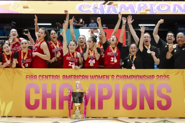 Selección femenina de México se corona campeona del Campeonato COCABA 2025. Foto: fiba