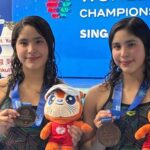 Lía y Mía Cueva, promesas de Jalisco, logran medalla de bronce en Mundial de Deportes Acuáticos