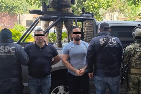 Ulises “N”, alias “El Mamado” o “El Pinto”, fue detenido por elementos de la Secretaría de Marina en Guadalajara, Jalisco. De acuerdo con la SSPC, se le identifica como uno de los líderes del grupo delictivo “La Barredora” y presunto responsable de actos violentos en Tabasco desde 2024. Foto: El Financiero