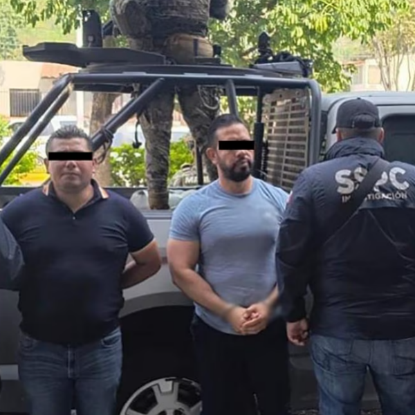 Ulises “N”, alias “El Mamado” o “El Pinto”, fue detenido por elementos de la Secretaría de Marina en Guadalajara, Jalisco. De acuerdo con la SSPC, se le identifica como uno de los líderes del grupo delictivo “La Barredora” y presunto responsable de actos violentos en Tabasco desde 2024. Foto: El Financiero