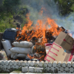 La FGR incineró en Puebla