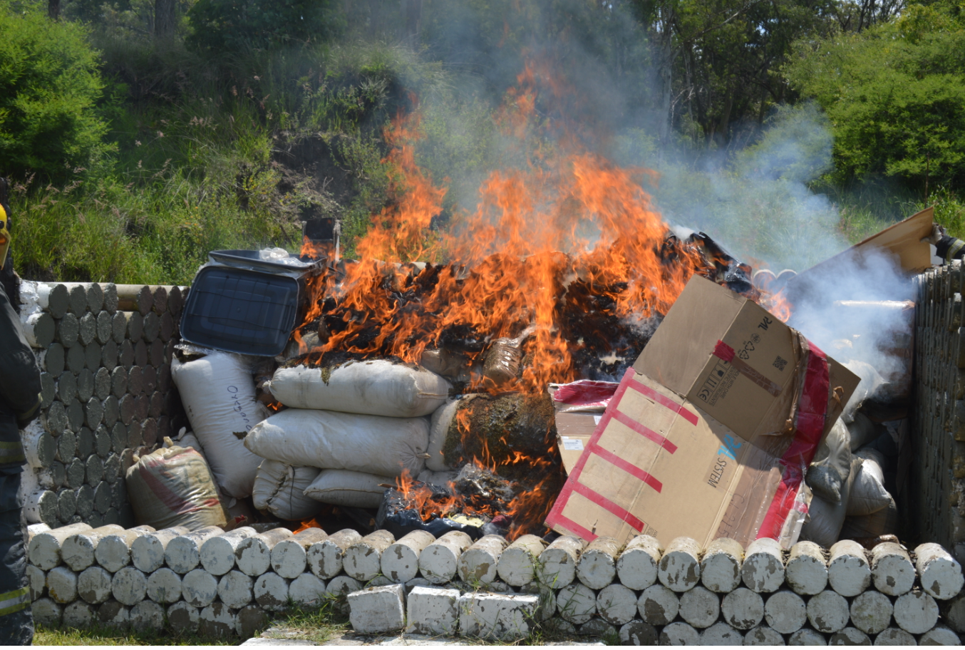 La FGR incineró en Puebla