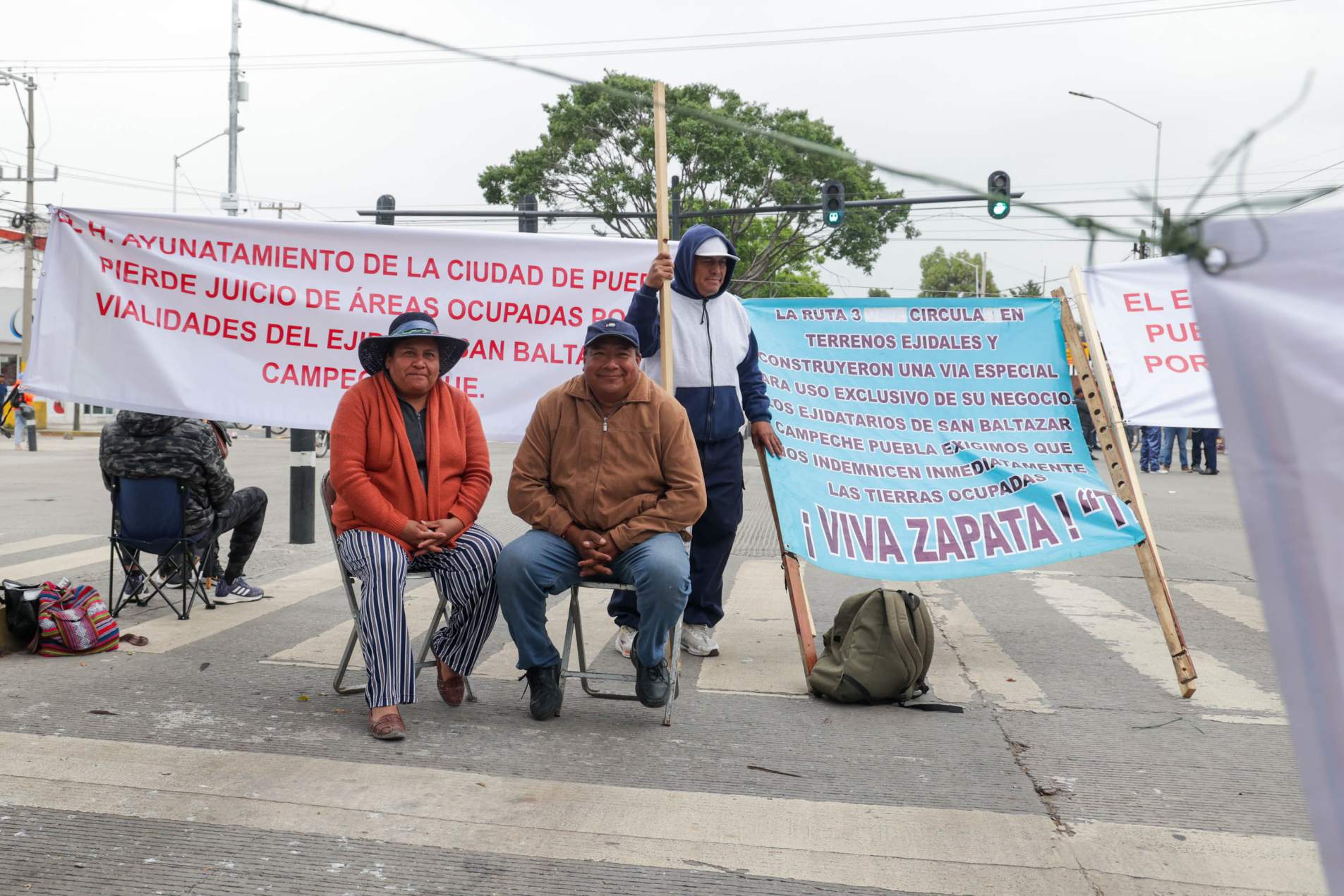 Ejidatarios de San Baltazar reclaman posesión legal de terreno en disputa con La Margarita