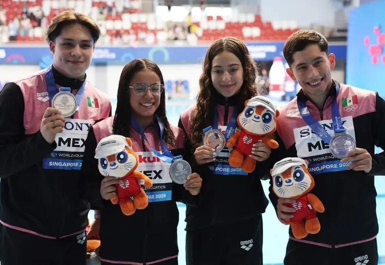 Con ocho medallas y un oro histórico de Osmar Olvera, México vivió su mejor participación en un Mundial de Deportes Acuáticos