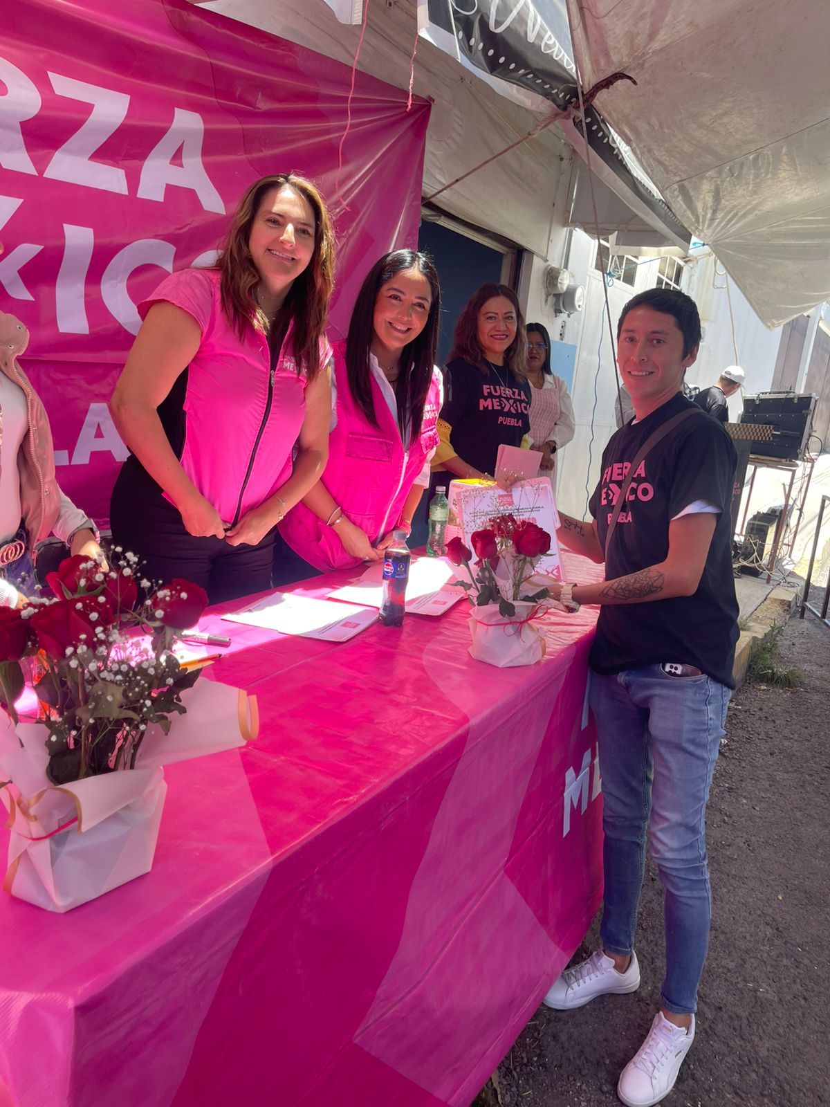 Fuerza por México Puebla instala comités auxiliares en San Baltazar Campeche y San Felipe Hueyotlipan