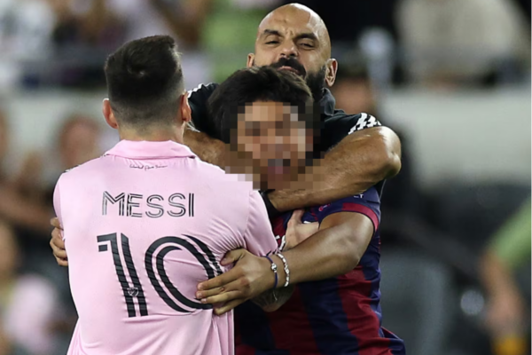Suspenden al guardaespaldas de Messi tras incidente en la Leagues Cup.
