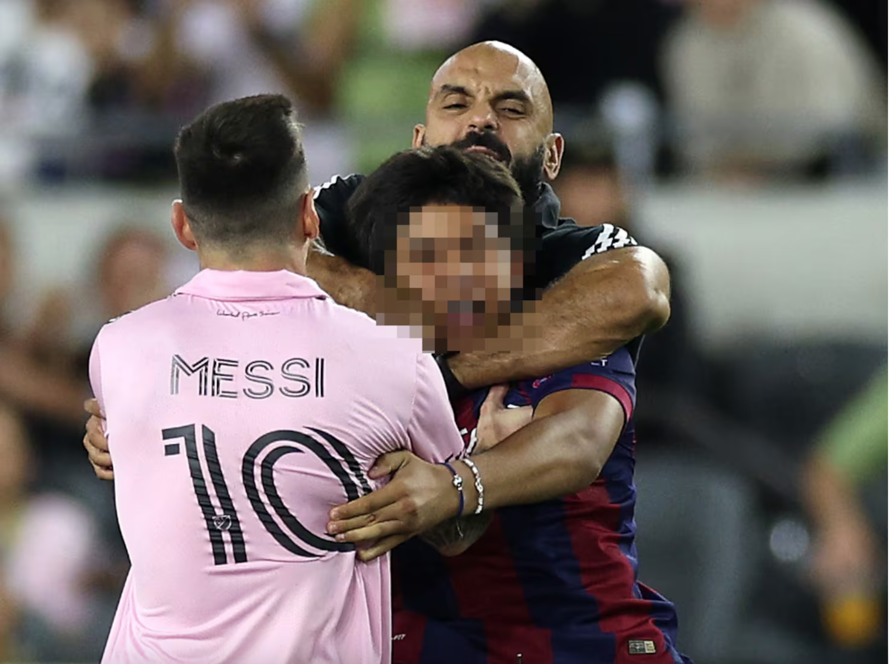Suspenden al guardaespaldas de Messi tras incidente en la Leagues Cup.