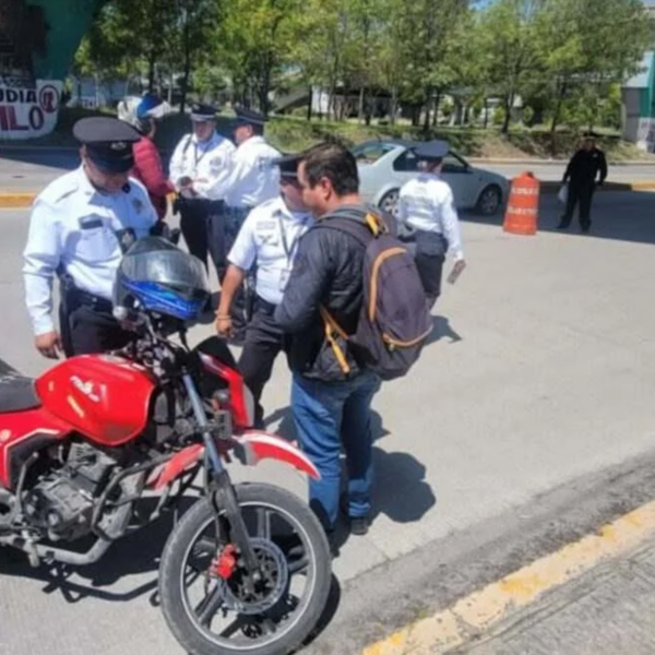 Puebla refuerza control sobre motociclistas y envía más de 1,600 motos al corralón. Foto: Ángulo 7