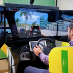 Puebla exige examen práctico en simulador para obtener licencia de conducir. Foto: MTP.