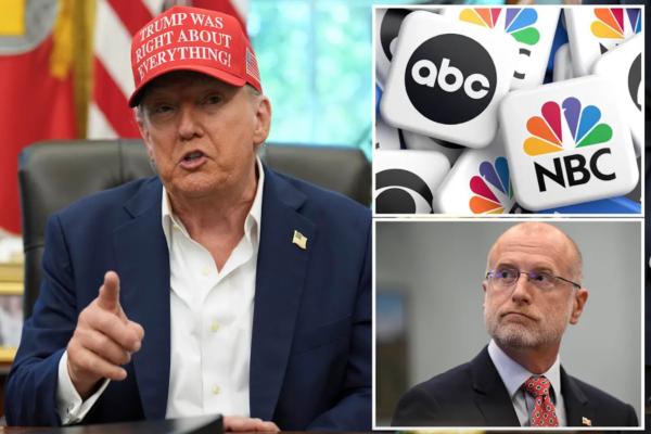 Trump insiste en que ABC y NBC pierdan sus licencias por “parcialidad” en su cobertura y vuelve a solicitar a la FCC revocarlas.