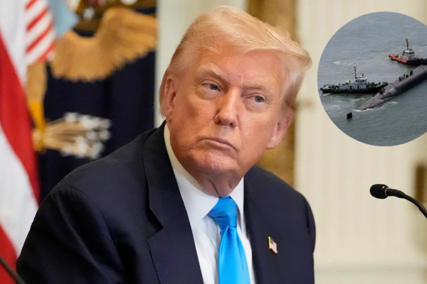 Trump despliega submarinos nucleares por tensión con Rusia. Foto: Mark Schiefelbein / La Jornada
