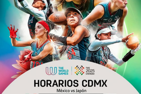 La selección mexicana femenil de flag football inicia su defensa del título en los World Games este 14 de agosto en Chengdu, China.