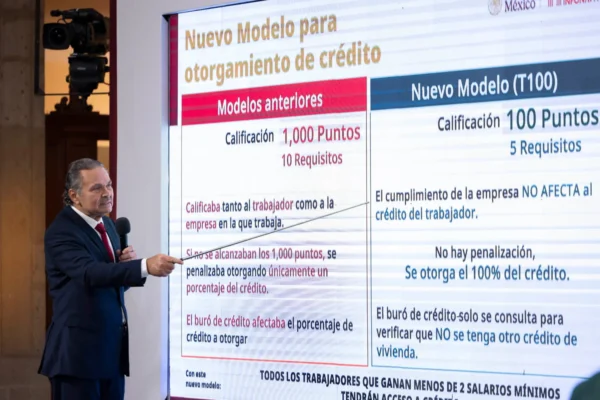 El Infonavit lanzó el modelo T100, un nuevo esquema de crédito que reduce requisitos y amplía el acceso.