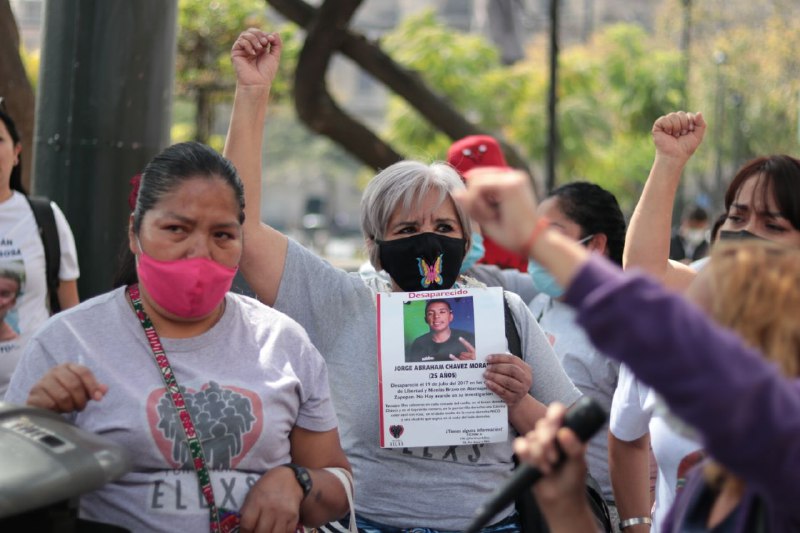 “Este día no debería existir”: colectivos de desaparecidos marchan en Puebla.