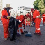 Limpieza en el Centro Histórico