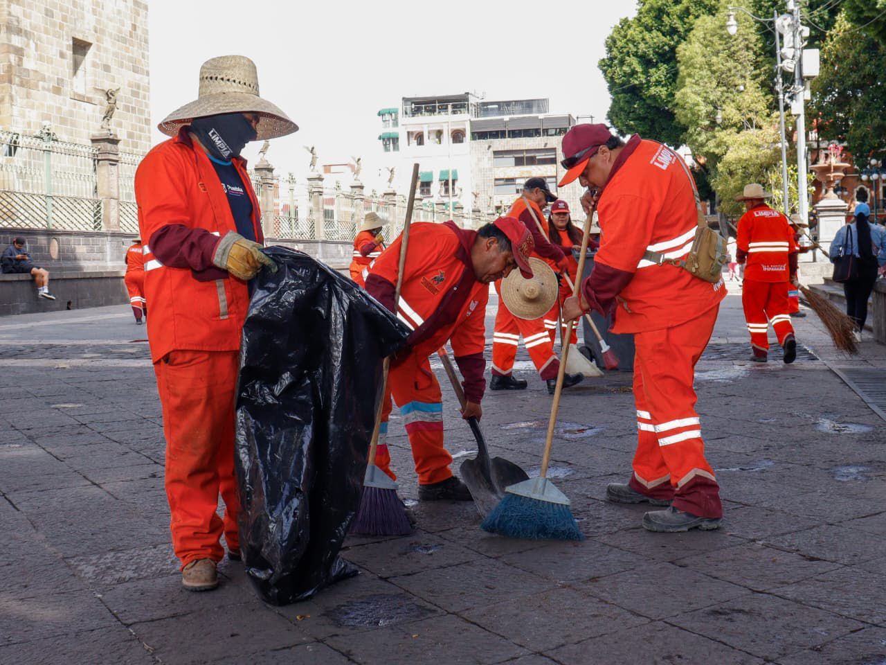 Limpieza en el Centro Histórico