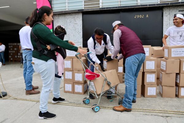 El Gobierno de Puebla refuerza su estrategia de apoyo a las comunidades más vulnerables con una entrega masiva de despensas.