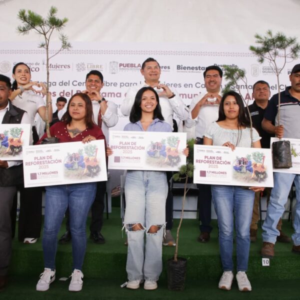 El gobierno de Puebla, encabezado por Alejandro Armenta y en coordinación con las políticas ambientales de la presidenta Claudia Sheinbaum.