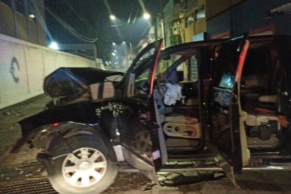 La Secretaría de Seguridad Ciudadana de San Pedro Cholula atendió un percance vehicular registrado durante la madrugada.