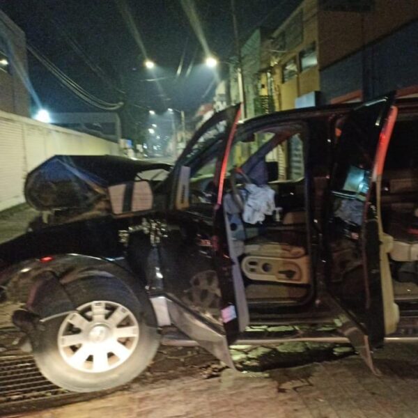 La Secretaría de Seguridad Ciudadana de San Pedro Cholula atendió un percance vehicular registrado durante la madrugada.