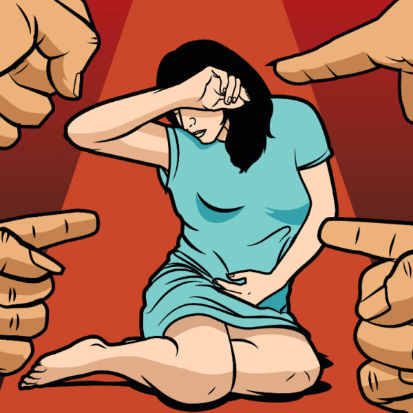 Entre enero y julio de 2025, se registraron 522 carpetas de investigación por aborto en México, un aumento frente al mismo periodo de 2024, concentrándose en estados con restricciones legales o fuera del límite de 12 semanas permitido en algunas entidades. Ilustración: Carlos Mendoza.
