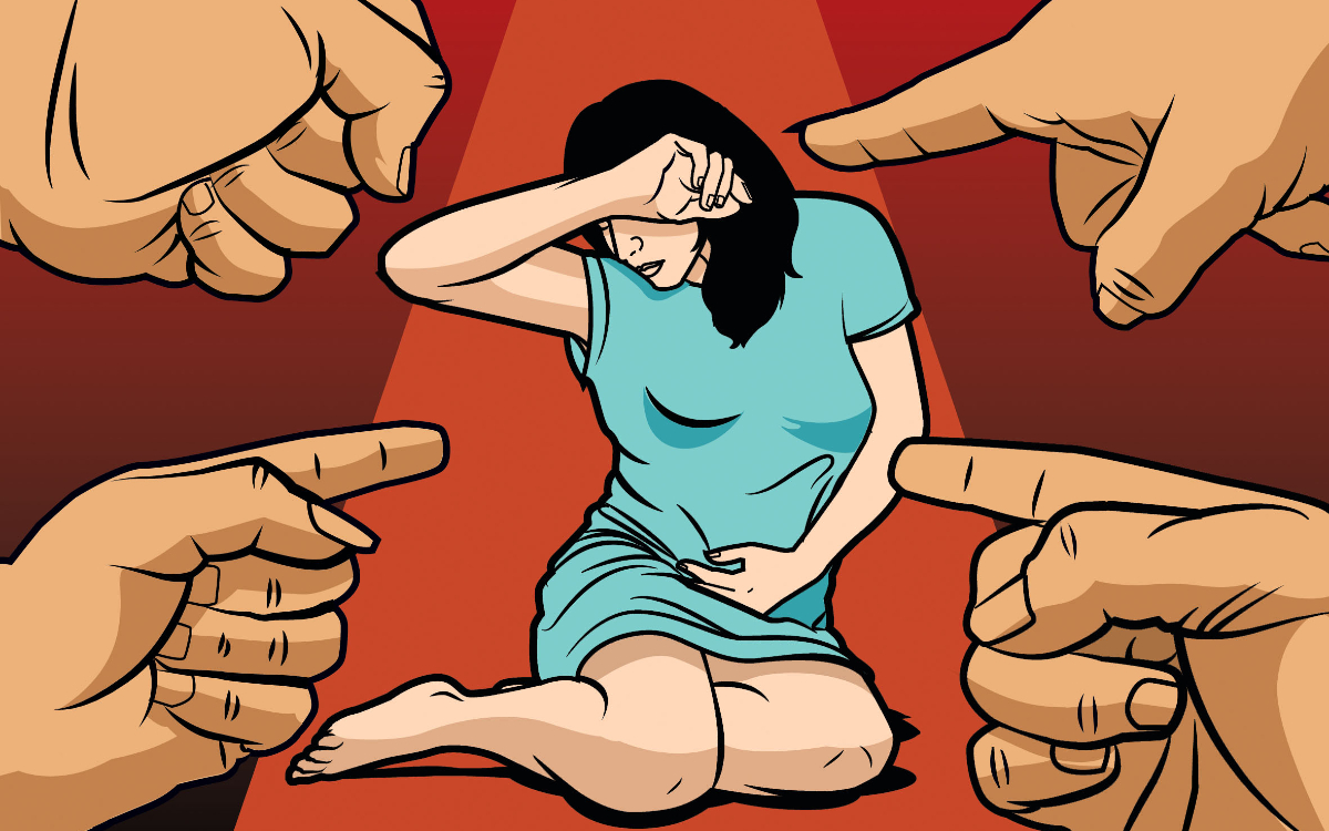 Entre enero y julio de 2025, se registraron 522 carpetas de investigación por aborto en México, un aumento frente al mismo periodo de 2024, concentrándose en estados con restricciones legales o fuera del límite de 12 semanas permitido en algunas entidades. Ilustración: Carlos Mendoza.