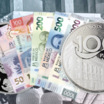 El Banco de México celebró su primer centenario con la emisión de una moneda conmemorativa de plata.