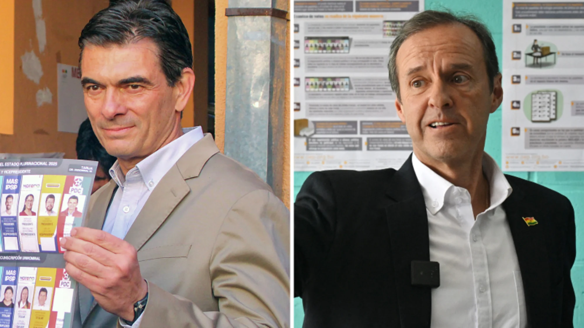 Elecciones en Bolivia 2025: Rodrigo Paz y Tuto Quiroga disputarán la segunda vuelta presidencial