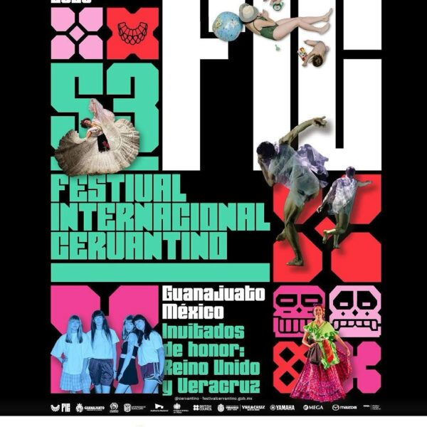 Guanajuato será sede del Cervantino 2025 del 10 al 27 de octubre, con Reino Unido y Veracruz como invitados de honor.