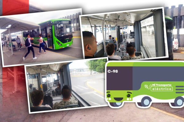Pablo Lemus anuncia pruebas de ruta articulada hacia el aeropuerto de Guadalajara. Imagen: Milenio.