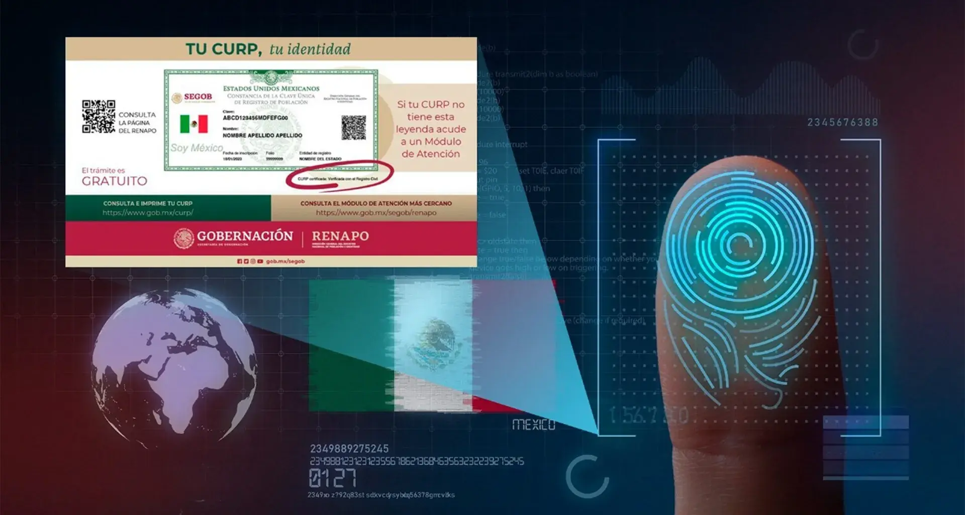 Sheinbaum aclara: la CURP biométrica será opcional y no sustituirá a la identificación oficial
