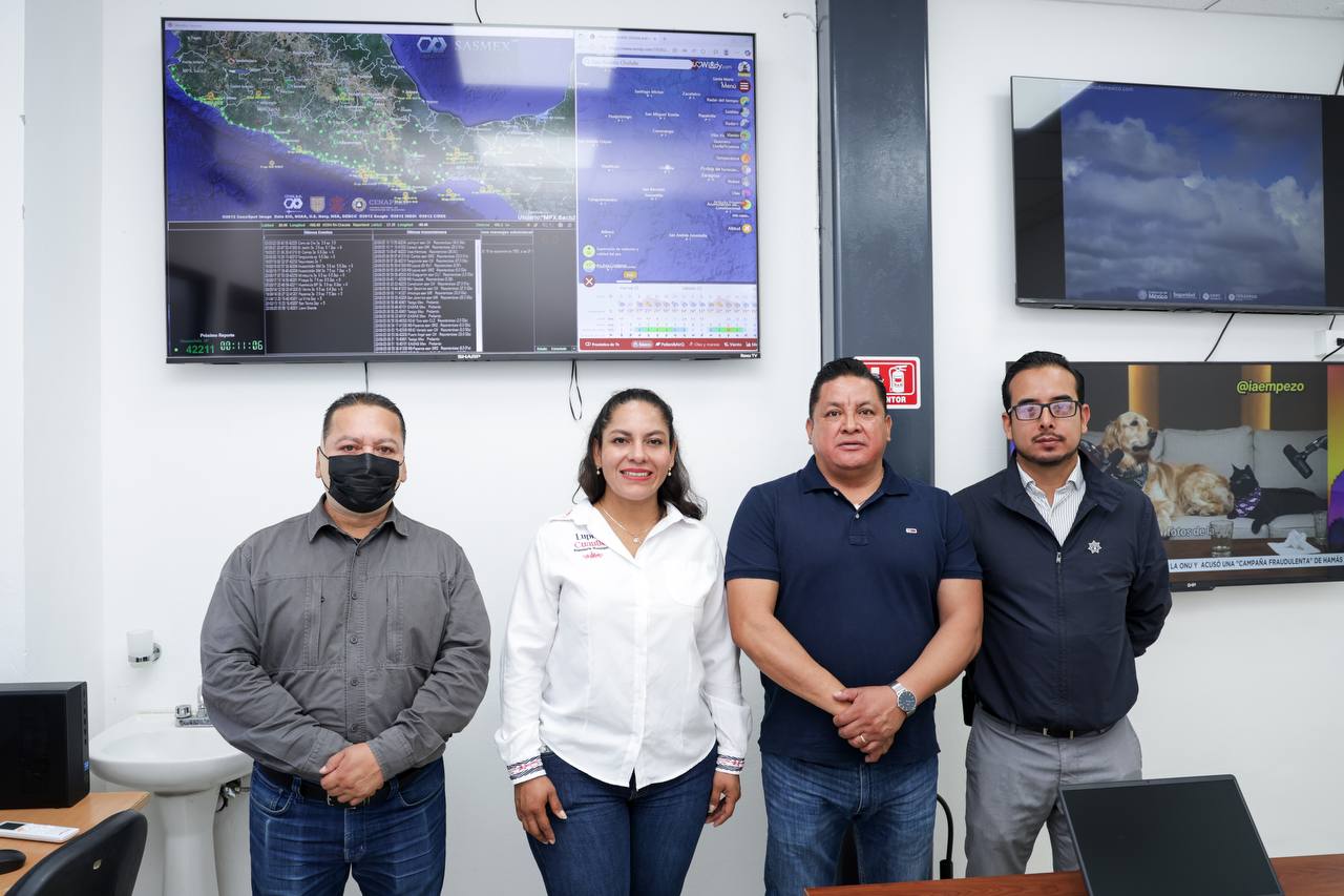 San Andrés Cholula inaugura Centro de Monitoreo.