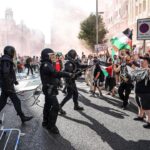 La Vuelta a España concluye sin podio tras protestas propalestinas en Madrid.
