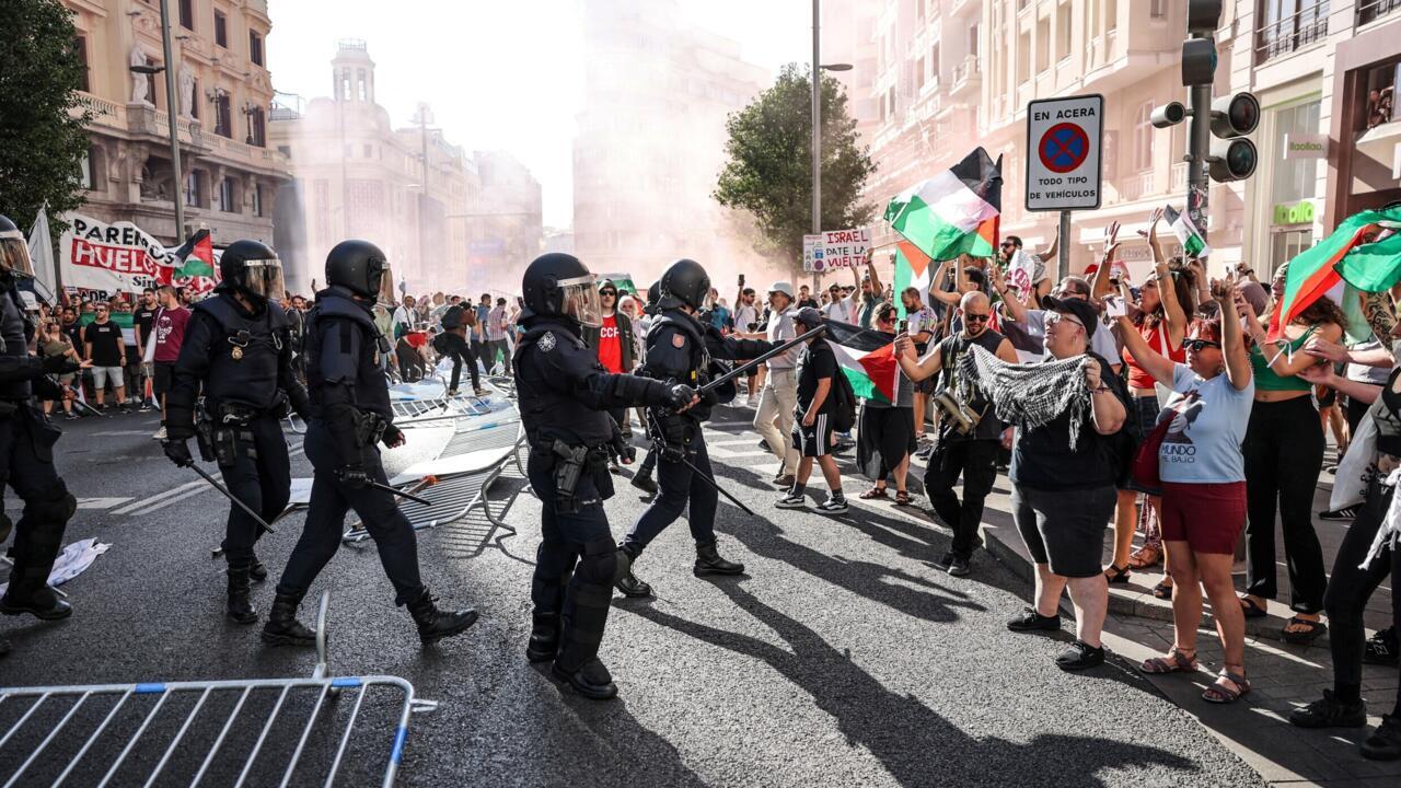 La Vuelta a España concluye sin podio tras protestas propalestinas en Madrid
