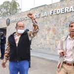 Un juez federal vinculó a proceso a los defensores del agua Pascual Bermúdez Chantes y Renato Romero, acusados por bloquear la autopista México–Puebla el pasado 28 de mayo.. Foto: El Sol de Puebla.