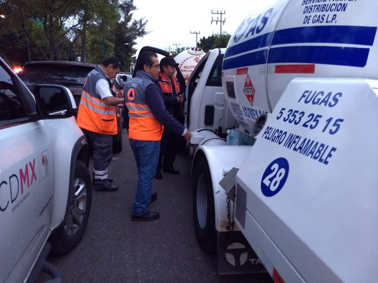 El gobierno de Puebla endurecerá la supervisión y sanciones a las empresas gaseras y transportistas para prevenir riesgos a la población. Foto: Protección Civil.