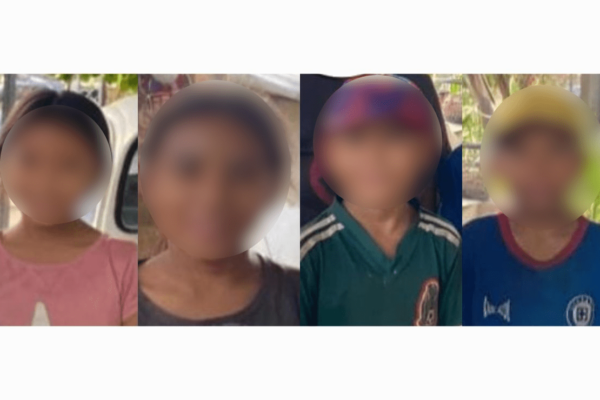 Tras cinco días desaparecidos en Acapulco, los hermanos Olea Ramírez, de 8 a 13 años, fueron localizados en Jojutla, Morelos. Ya están bajo resguardo de las autoridades. Imagen: La Crónica de Xalapa.