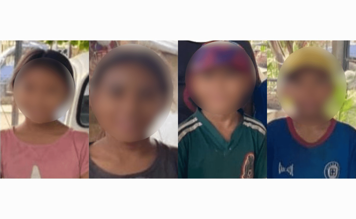 Tras cinco días desaparecidos en Acapulco, los hermanos Olea Ramírez, de 8 a 13 años, fueron localizados en Jojutla, Morelos. Ya están bajo resguardo de las autoridades. Imagen: La Crónica de Xalapa.