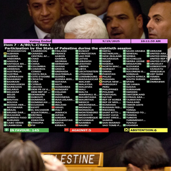 La ONU aprobó que Palestina participe por videoconferencia en su 80ª Asamblea General; la medida fue respaldada por 145 países.