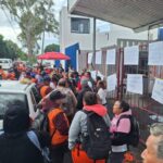 “Naranjitas” bloquean temporalmente el bulevar Valsequillo