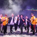 Alí Telez y sus Telechikos hicieron vibrar la Plaza de la Concordia ante más de 8 mil asistentes durante la Gran Feria de Cholula, que impulsa la presidenta municipal Tonantzin Fernández.